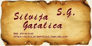 Silvija Gatalica vizit kartica